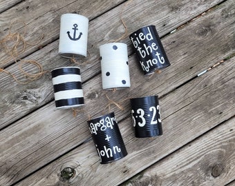 Nautical Wedding Decor, Just Married Tin Cans, Wedding Car Decoration, Boats, Anchors, Water Wedding, We Tied the Knot, Wedding Traditions