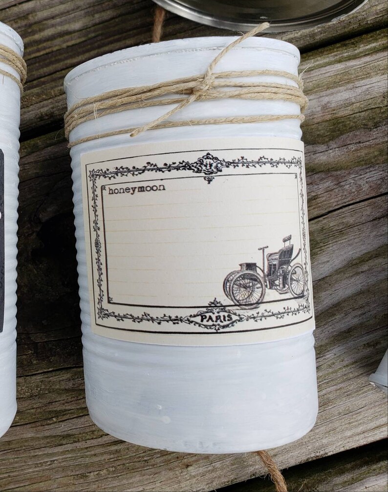 Just Married Tin Cans Wedding Car Decoration Farmhouse Etsy
