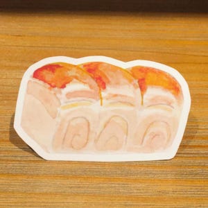 Japanese Shokupan Bread Sticker, Perfect Gift for Foodies and Bread Lovers
