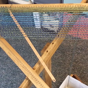 Tri-loom Oak Weaving Stick w Hook, Weaving, Accessory - 18" or 24"