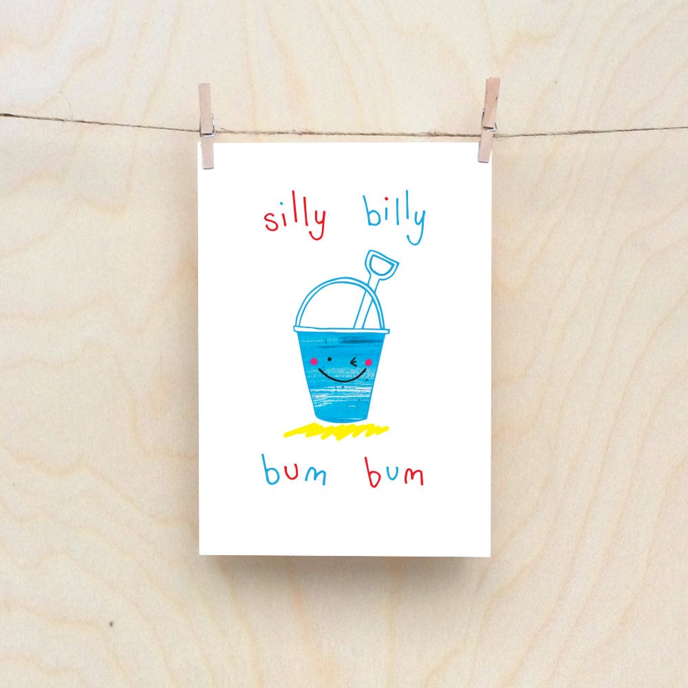 bum bucket card rude kids cards silly childrens cards toddler rude words card kids birthday card funny kids card funny birthday card - Funny Birthday Cards For Kids bum bucket card rude kids cards silly childrens cards toddler rude words card kids birthday card funny kids card funny birthday card - Funny Birthday Cards For Kids