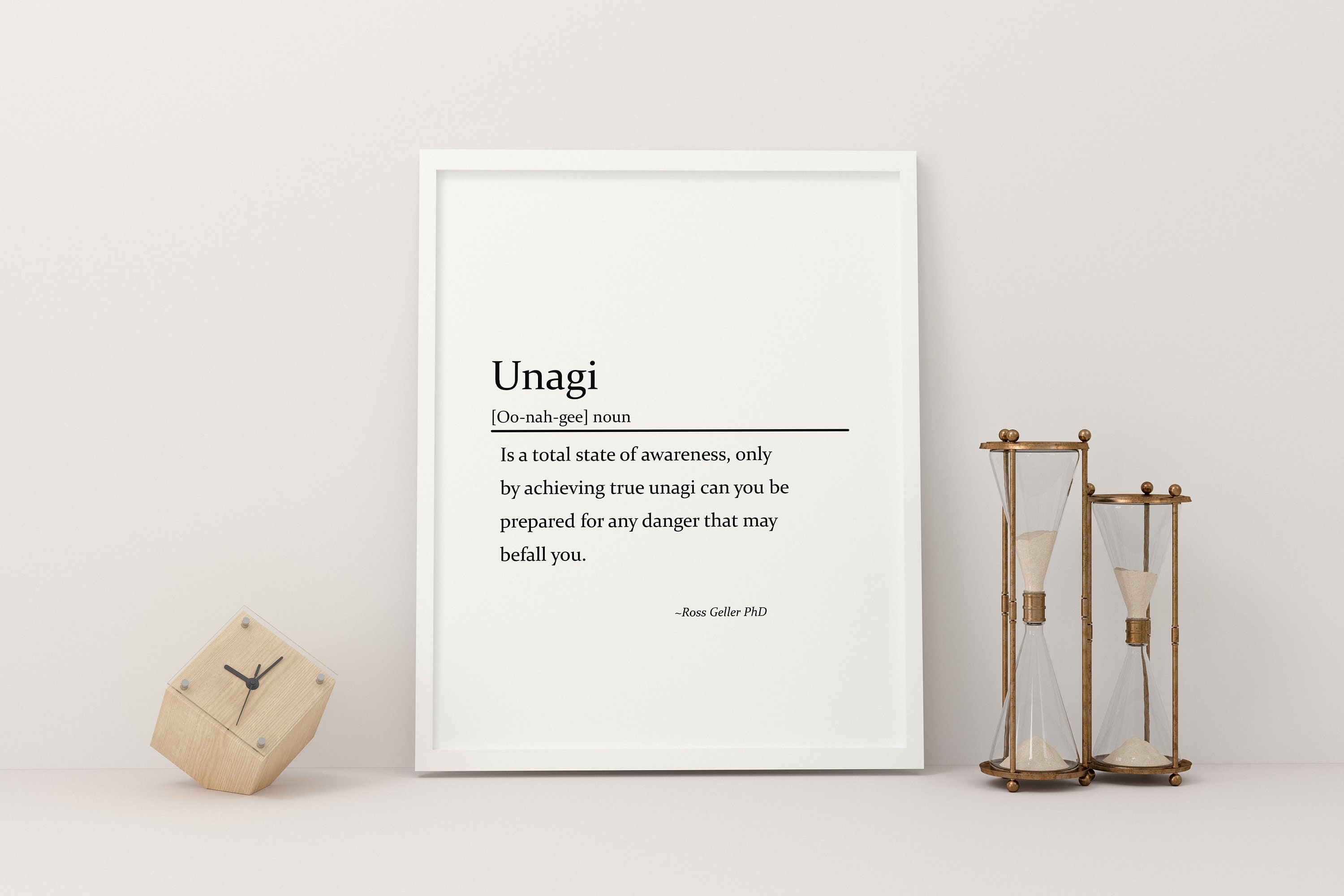 Unagi Card Custom Quote Friends Tv Show unagi Definition. | Etsy UK