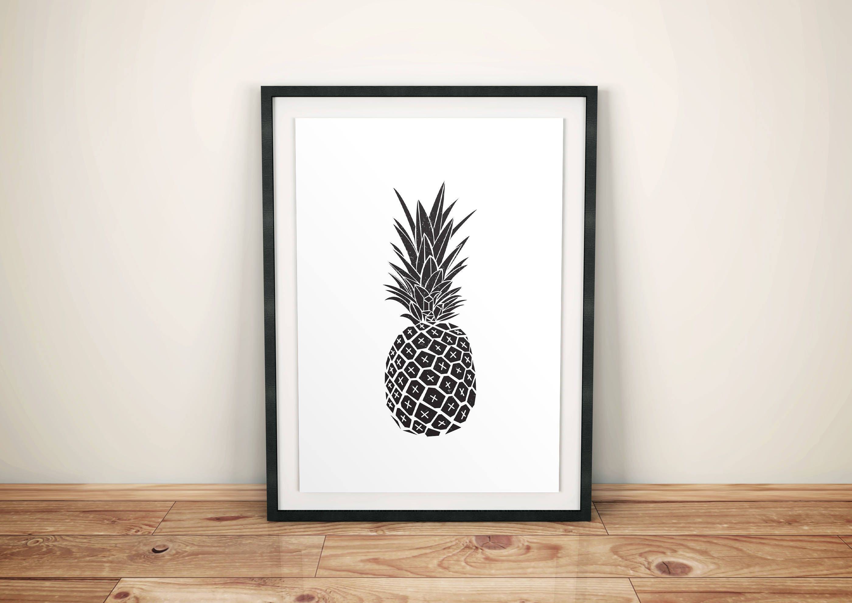 Pineapple Printable Art Printable Wall Art Gifts Pineapple | Etsy