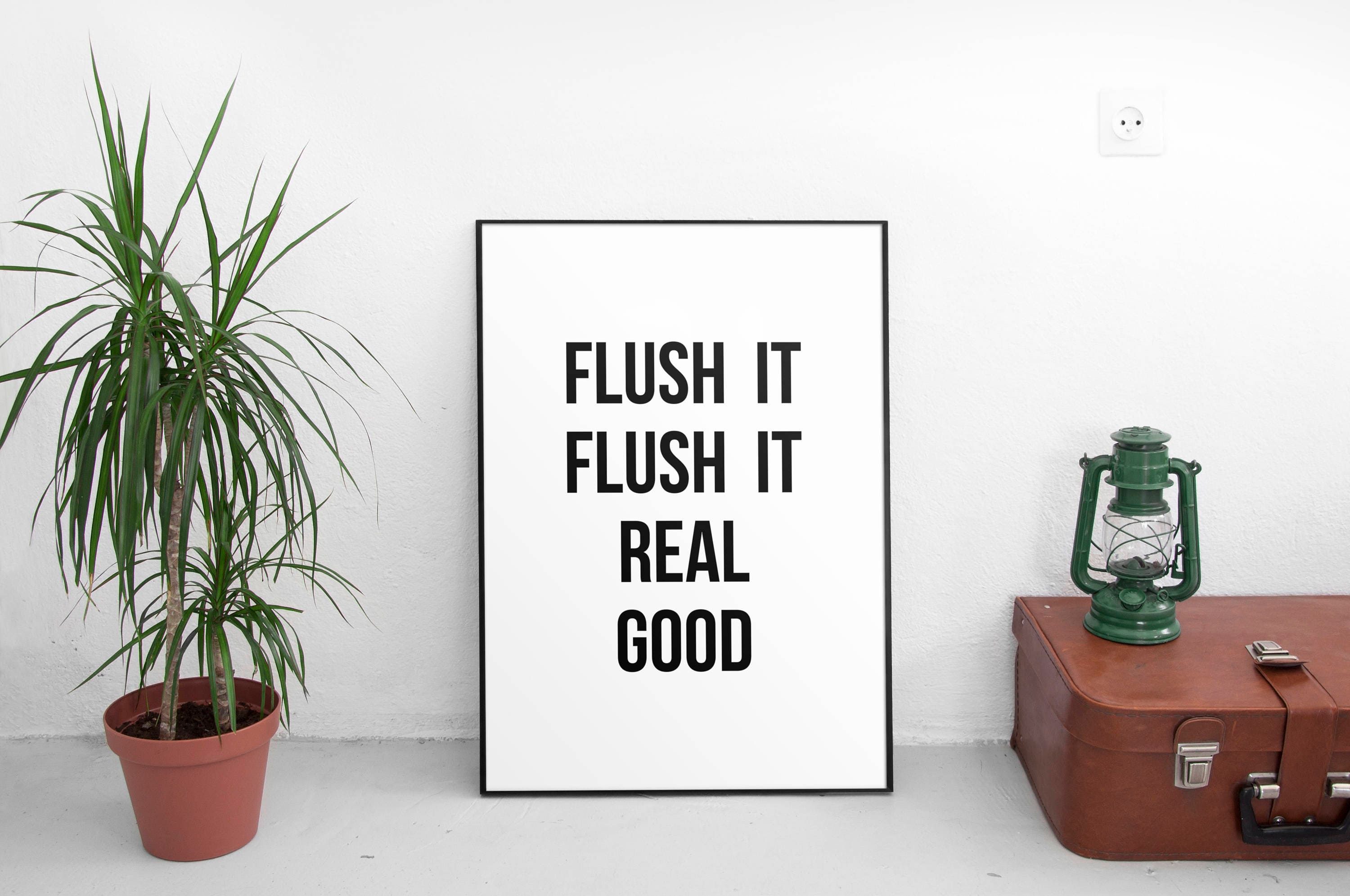 Printable Quote Bathroom Wall Decor Bathroom Wall Art Print