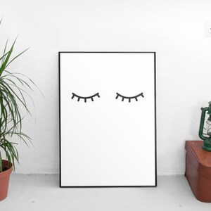 Eyelash Print, Wall Art Prints,Printable Art,Printables,Wedding Gift,Personalized Gift,Anniversary Gifts,Housewarming Gift,Gift For Women