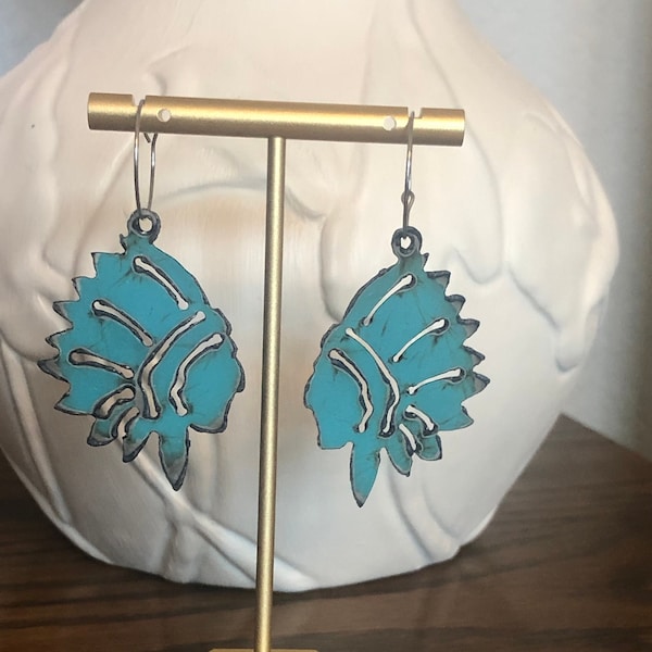 Rustic Metal Indian Charm, Indian Chief Pendant, Southwestern Jewelry, Native American Charm, Western Pendant, Cowgirl Jewelry, Aztec Charm
