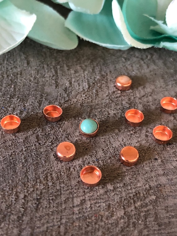 Copper bezel deals cups