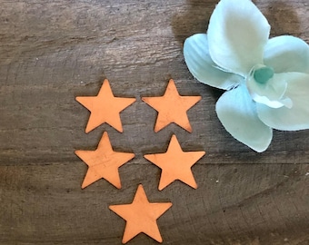 ImpressArt Copper 7/8" Star Blank, Copper Star Stamping Blank, Metal Stamping, Christmas Star Blank, Star Pendant, Handmade Jewelry 5 Pieces