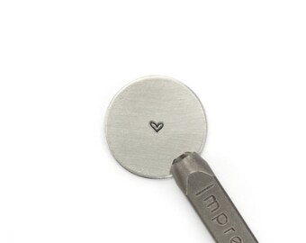 Heart Stamp, ImpressArt Whimsy 3mm Heart Stamp, Love Jewelry, Whimsy Heart, Metal Stamping, Valentines Day DIY, Paper Stamping, Love Stamp