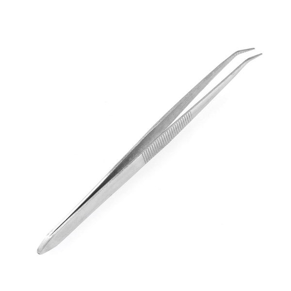 Stainless Steel Curved Tweezer, Hobby Tool, Metal Working, Craft Tool, Fine Detail Tool, Wire Working Tool, Jewelry Making, Craft Tweezers