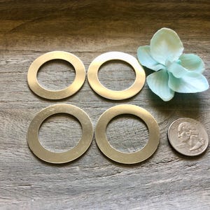ImpressArt Alkeme 1 1/2&quot; Washer Blank, Alkeme Stamping Blank, Washer Blank, Soft Metal Stamping, Jewelry Making, Bracelet Connector Link