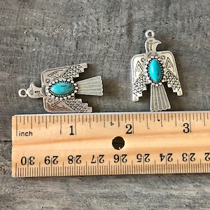 Charm Clip Amérindien Thunderbird En Argent Sterling .925 - Neuf Avec étiquettes, Parfait Pour Bracelet Ou Collier, Marque Maldon Jewellery