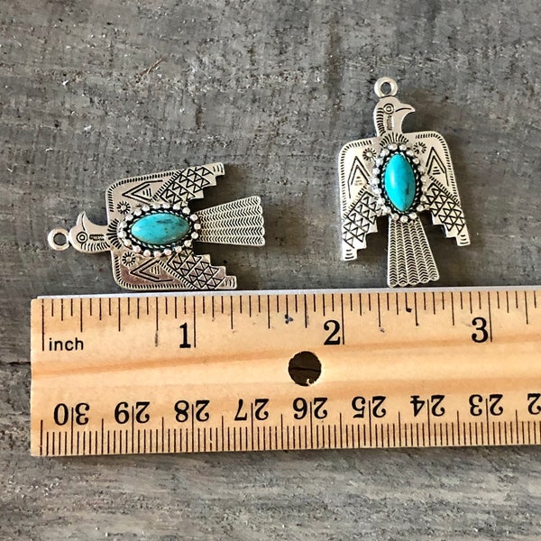 Thunderbird Pendant, Western Jewelry, Earring Charms, Jewelry Making, Cowgirl Jewelry, Silver Thunderbird, Navajo Jewelry, Aztec Charm