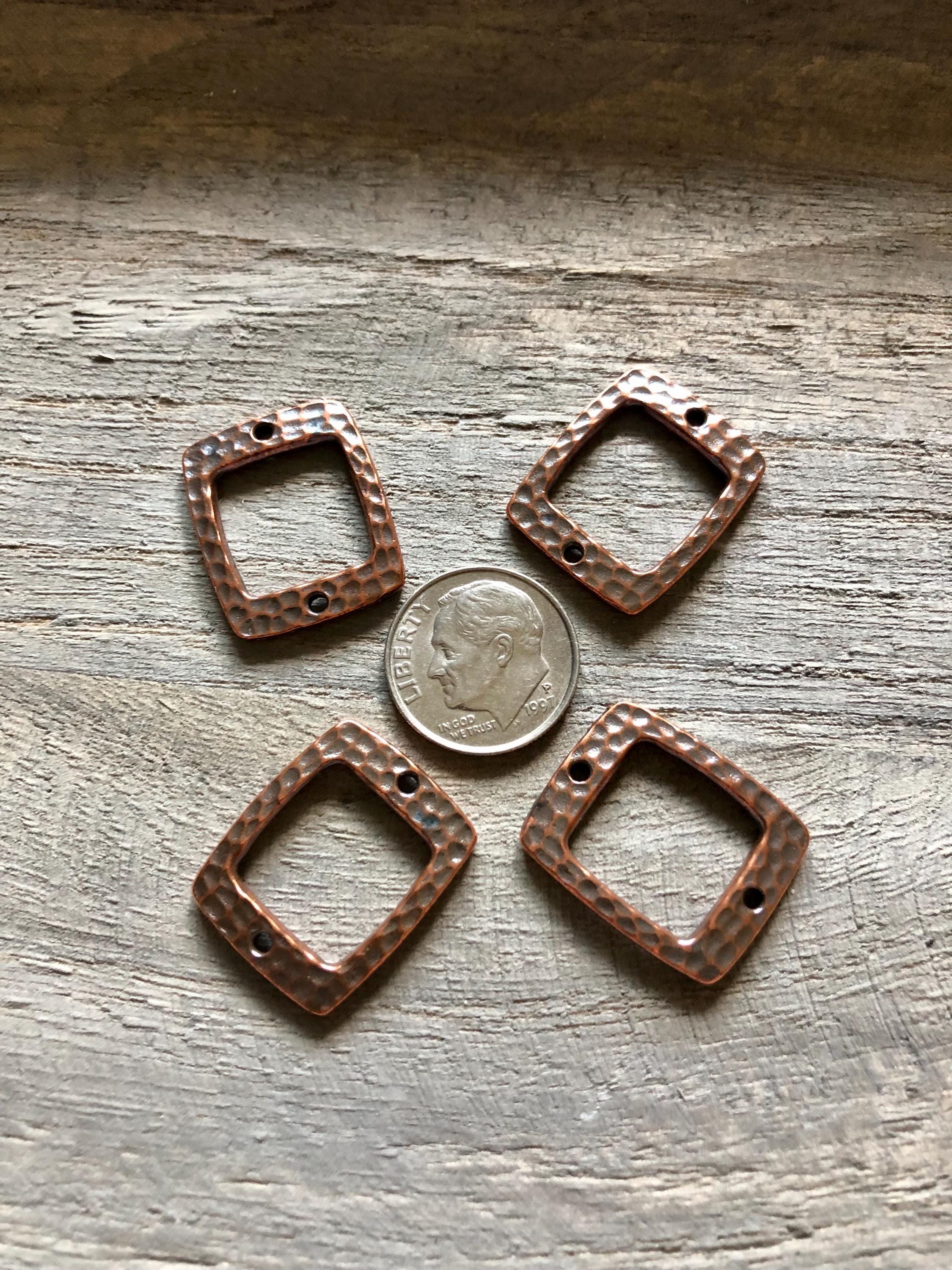 Vintage-Inspired Copper Oval Link Belt with Stone Accents Belts – Westport Trading Post main image 4