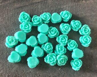 Stud Earring Cabochon, Acrylic Rose Flat Back, Jewelry Making, Earring DIY, Rose Cabochon, Handmade Earrings, Western Jewelry, Hair Crafts