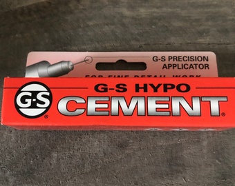G-S Hypo Cement, Jewelry Glue Adhesive, Cabochon Glue, Model Building, Precision  Hobby Glue, Rhinestone Crafting Glue, Hobbies and Craft