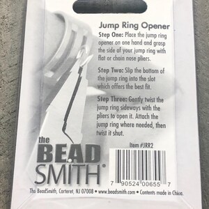 BeadSmith Jump Ring Opener, Jump Ring Closing Tool, Jump Ring Opening Help, Jewelry Making Tool, Jump Rings, Jewelry Tool, DIY Jewelry, SALE image 2