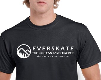 Skateboard Shirt Everskate - Thrasher Shirt - Skateboard Clothes - Black Shirt for Skater - Mens shirt - Womens shirt - California Made
