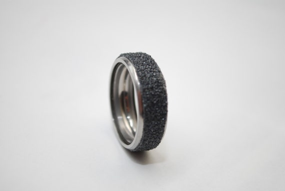 Gold Steel Grip Ring - Recycled Skateboard Rings, Skate Gifts, Recycled