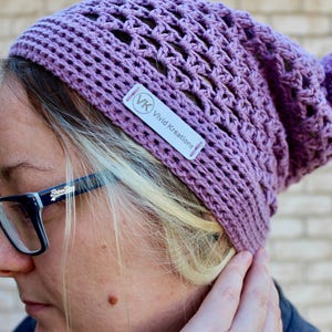 Crochet Pattern. Almost a Granny Slouch Hat. Instant digital download. image 4