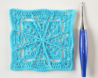 Crochet Pattern. Embrace Square. Instant digital download.