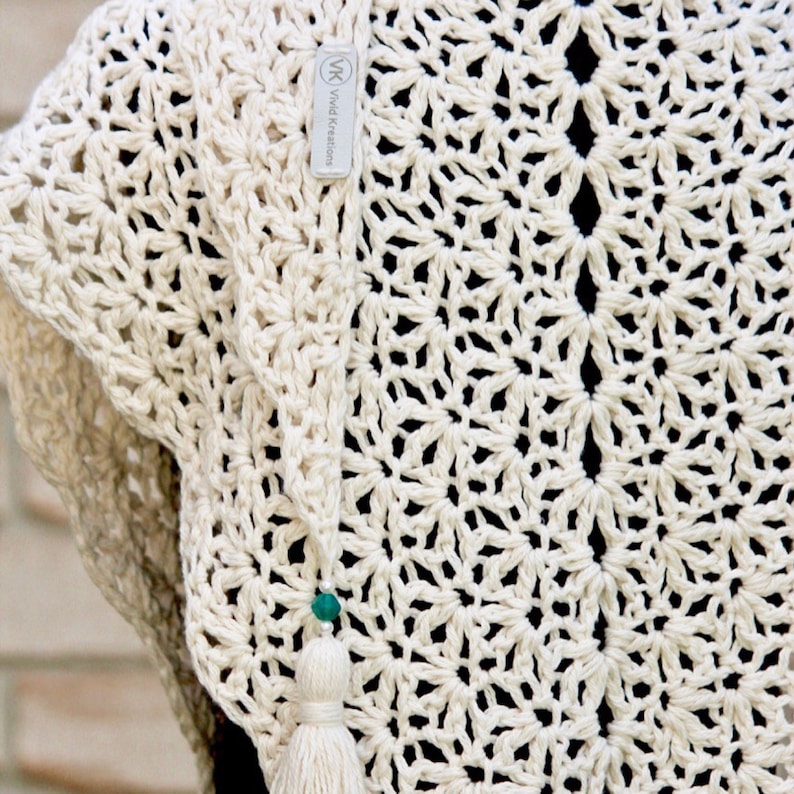 Crochet Pattern. Faded Love Shawl. Instant digital download. image 6