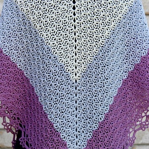 Crochet Pattern. Faded Love Shawl. Instant digital download. image 3