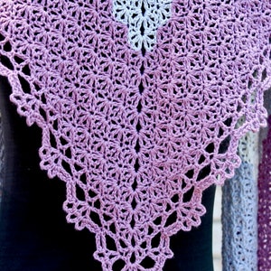 Crochet Pattern. Faded Love Shawl. Instant digital download. image 2