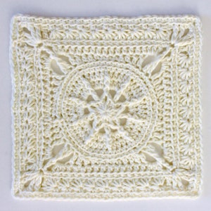 Crochet Pattern. Tiny Star Square. Instant digital download.