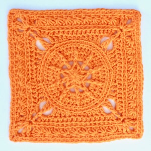 Crochet Pattern. Tiny Star Square. Instant digital download. image 9