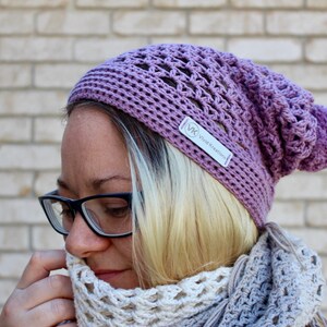 Crochet Pattern. Almost a Granny Slouch Hat. Instant digital download. image 1