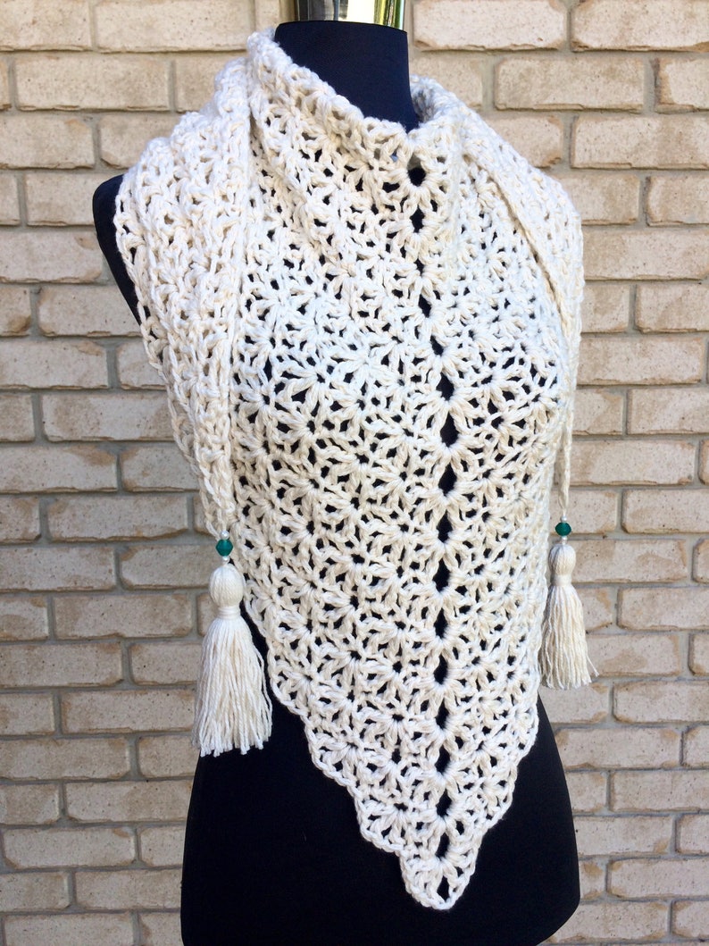 Crochet Pattern. Faded Love Shawl. Instant digital download. image 7