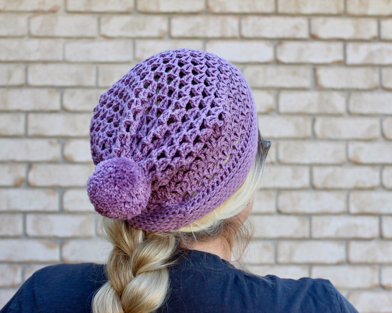 Crochet Pattern. Almost a Granny Slouch Hat. Instant digital download. image 2