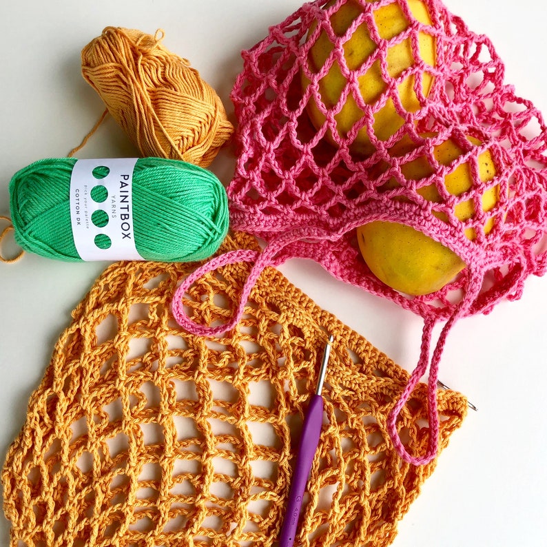 Crochet Pattern. Tiny Star Produce Bag. Small Mesh Market Bag. - Etsy