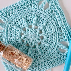 Crochet Pattern. Tiny Star Square. Instant digital download. image 4