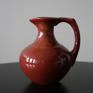 Franciscan El Patio Carafe Brown Ceramic Water Jug Vintage Gladding McBean MCM Pottery