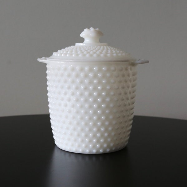 Hobnail Milk Glass Etsy