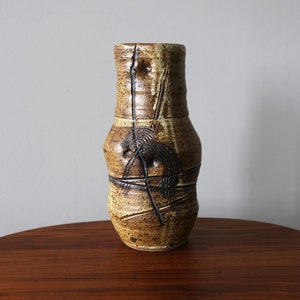 Price Reduced ** Peter Wright Studio Pottery Vase Brutalist 1970s Monkton Combe Ceramics Mid Century Modern Pottery