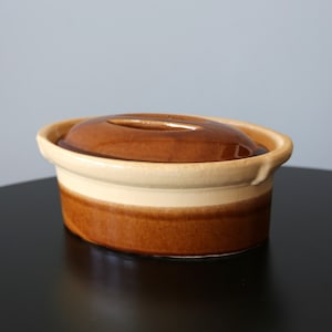 Emile Henry Pâté Dish: 1950s French Stoneware Tureen