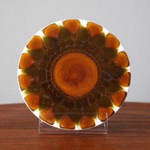 Alan Wallwork Mid-Century Modern Ceramic Tile: Handmade England, 1960s/70s