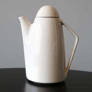 Vintage Toscany Modernist Coffee / Tea Pot Claudia Shwide Design Art Deco / Mid Century Style Ceramics