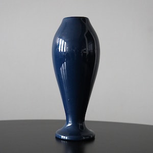 Zane Pottery Torpedovas Wilse Blå Glasyr 1920-talet Peters & Reed Zanesville, OH