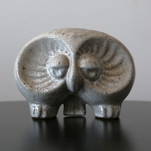 Mid Century Jaru Studio Ceramic Owl Jack + Ruth Lewin 1970s California Pottery