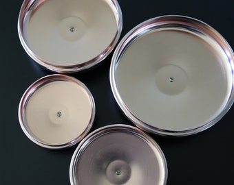 稀少】RANSBURG ランズバーグ ヴィンテージ ブリキのキャニスター 水色