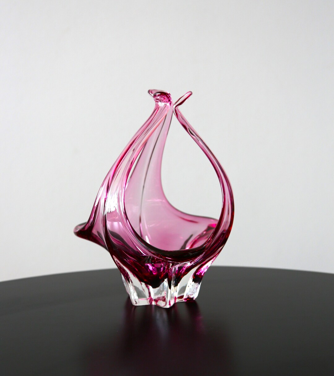 MURANO　ムラノ　ピンク　花瓶　置物　インテリア　イタリー製 il_1080xN.6176204812_94zy.jpg
