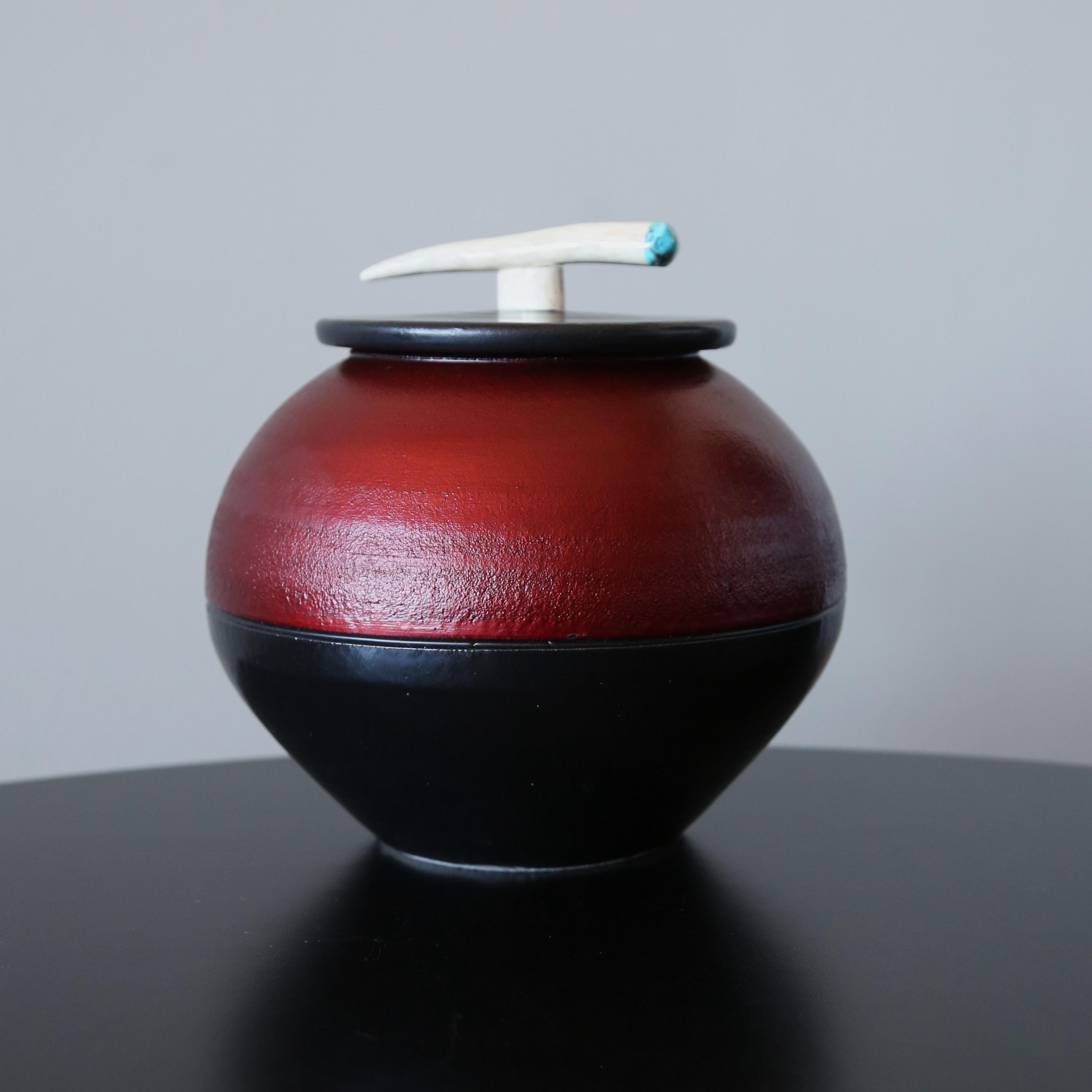 Rare IWATA GLASS Red Triangle Bowl/岩田工芸 岩田ガラス 工芸 岩田藤七 IWATAGLASS Flower vase 【公式通販】