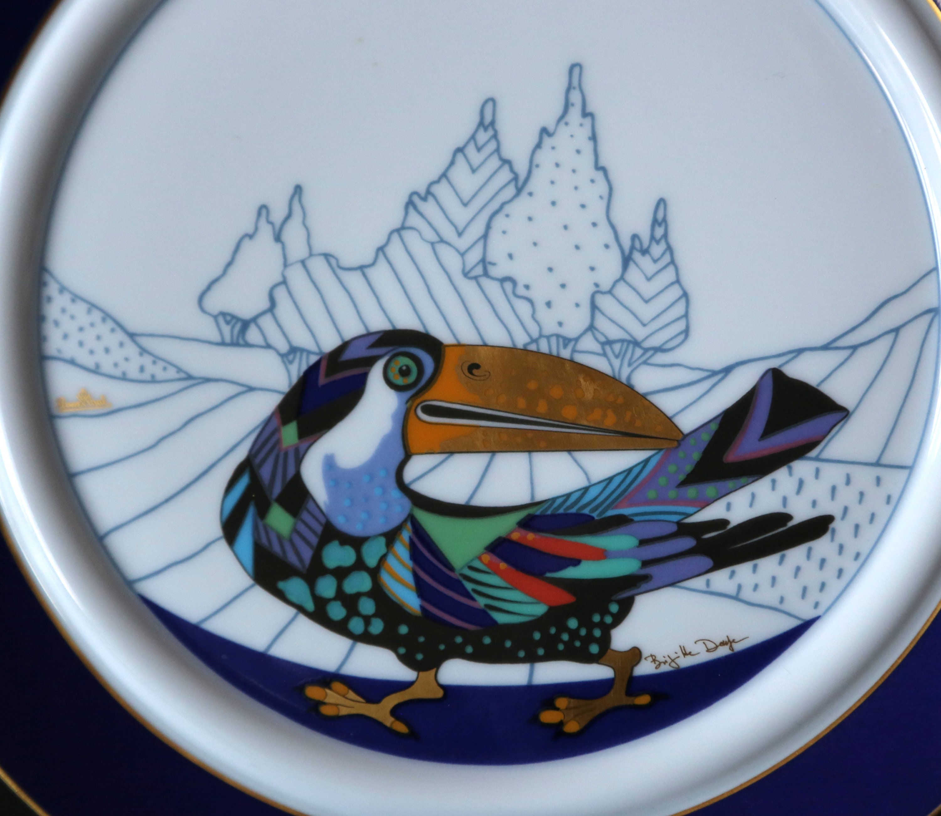 Rosenthal Studio Line Fauna Fantastica Porcelain Plate Brigitte