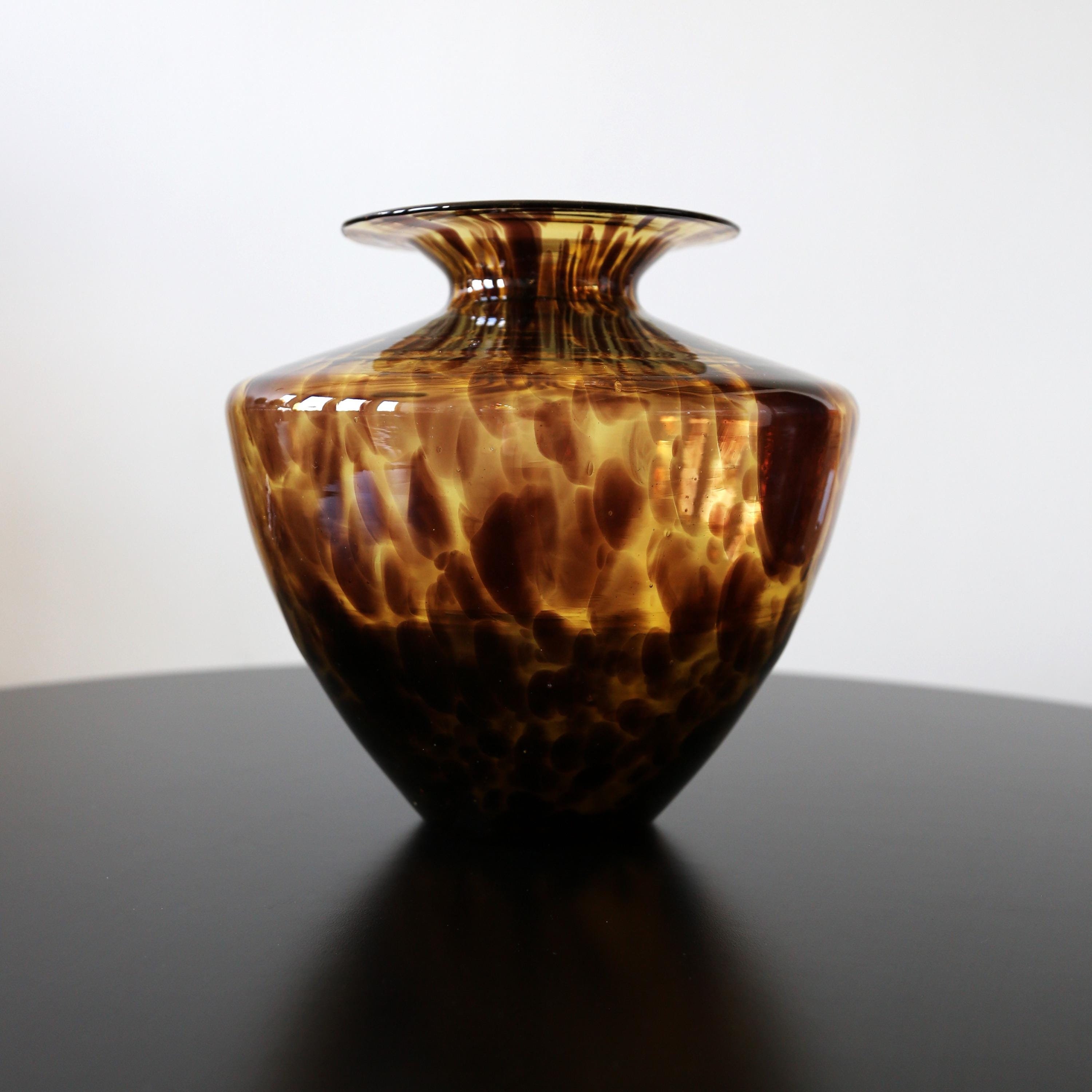 未使用 イタリア ムラーノ MURANO 青と透明のガラス花瓶 tr 未使用 イタリア ムラーノ MURANO 青と透明のガラス花瓶 tr 2025年最新