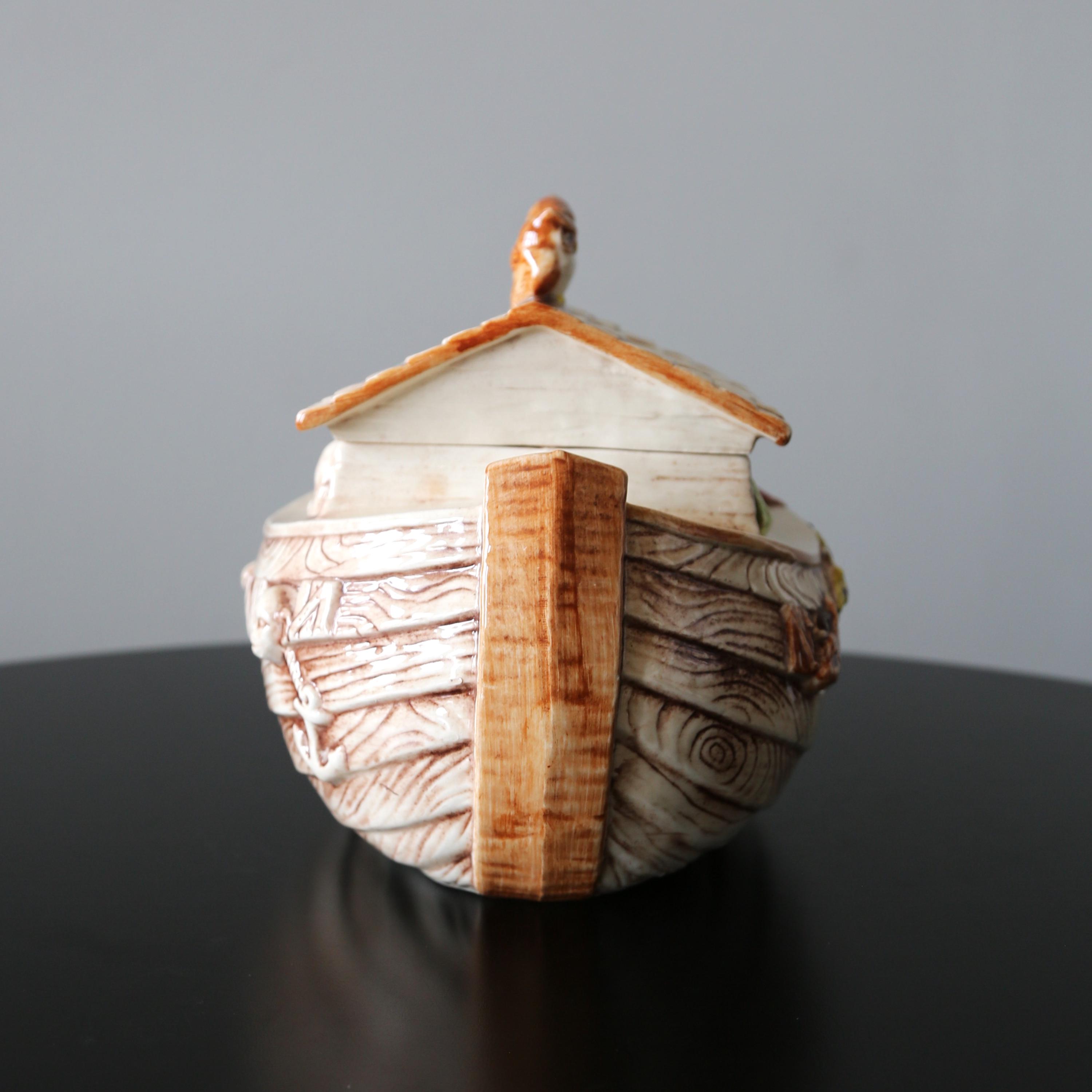 【未使用】HOYA EXEJOUR EPNS 洋食器 27本セット 木箱入り Vintage Noah's Ark Cookie Jar 1970s Ceramic Canister Treasure