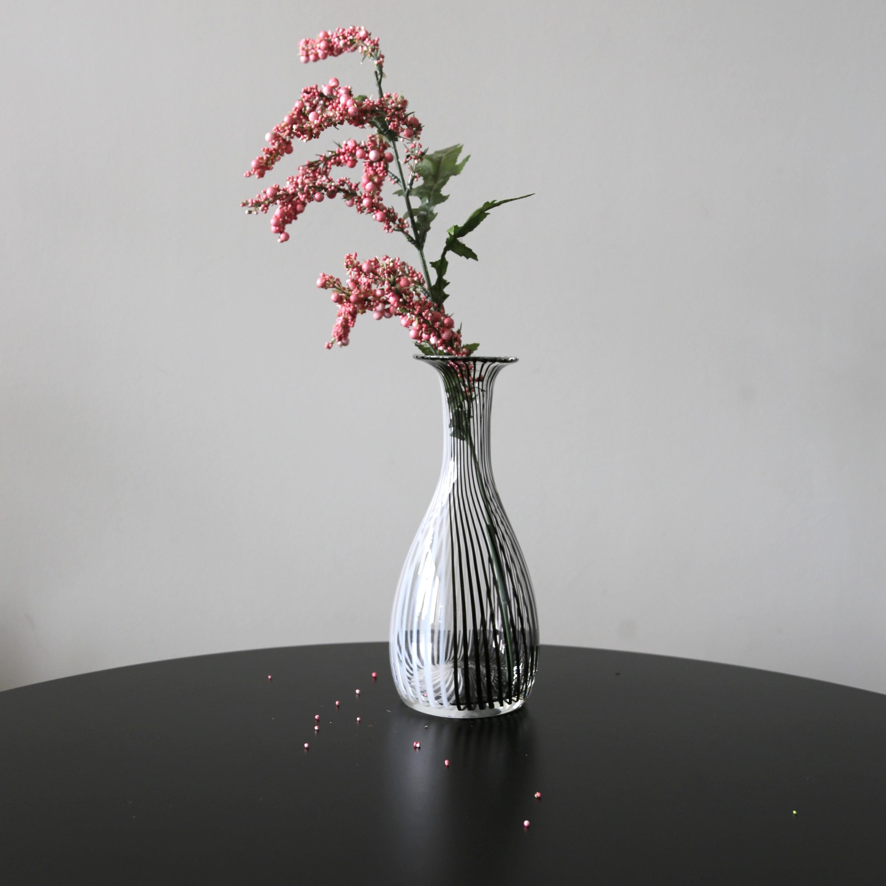 Dino Martens for Aureliano Toso Murano Vase Mid Century Mezza